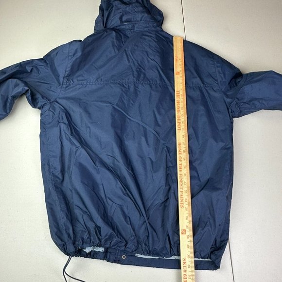 Gap Full Zip Windbreaker Jacket Navy Blue Size XL Rain Jacket‎ - Picture 10 of 11